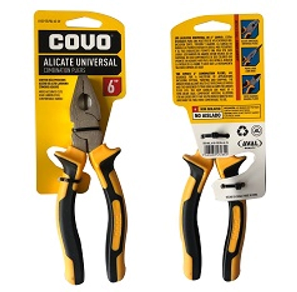 Alicate Universal 6" , Blister-Covo