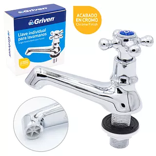 GRIFO INDIVIDUAL PARA LAVAMANOS