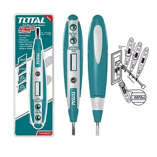 PROBADOR DE CORRIENTE DIGITAL 12-220V TOTAL