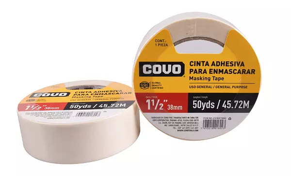 CINTA ADHESIVA PARA ENMASCARAR 1-1/2" - 50yds