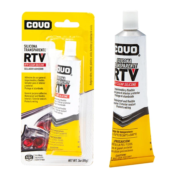 SILICONA TRANSPARENTE RTV