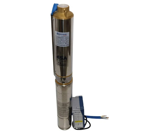 Bomba Sumergible Pozo Profundo 4 Pulgadas 1hp 110v/60hz Aqua