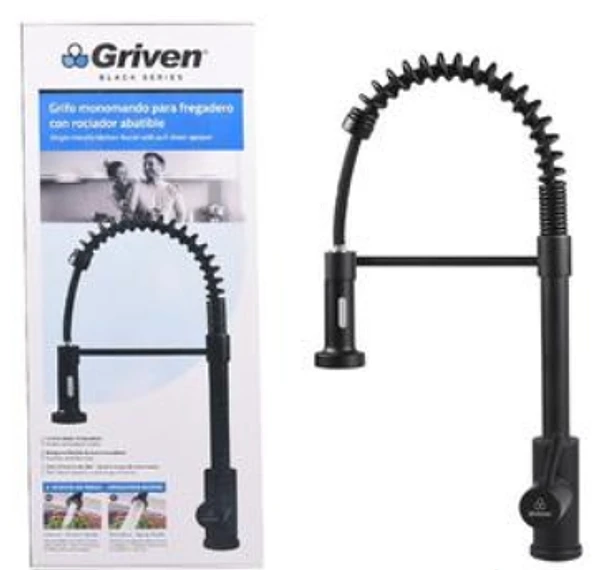 Grifo Monomando P/Fregadero Con Cuello Flexible Dos Tipos De
