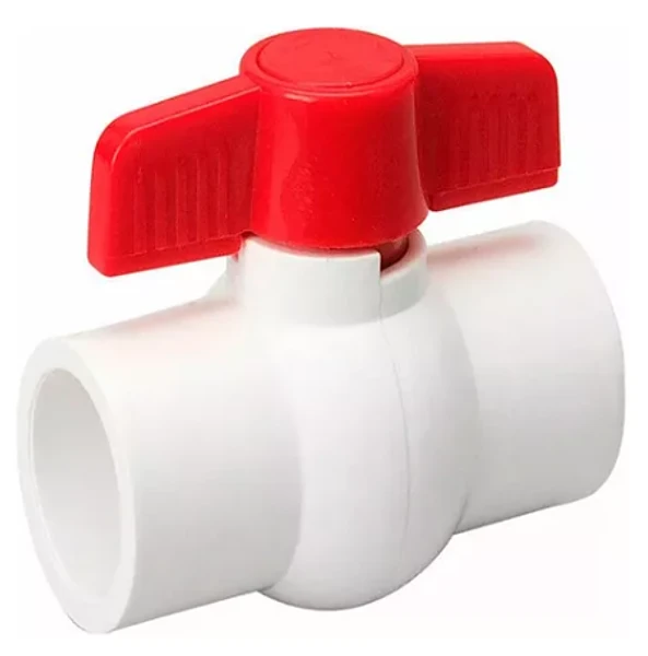 Llave Paso Pvc 1/2" Liso Uyu