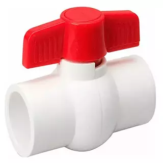 Llave Paso Pvc 1" Liso Uyu