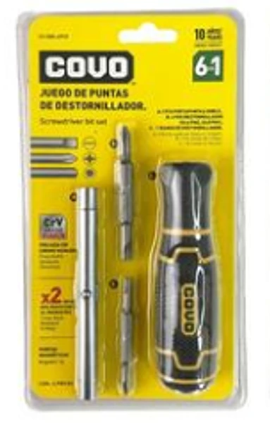 Juego De Puntas Para Destornilladores 6 En 1