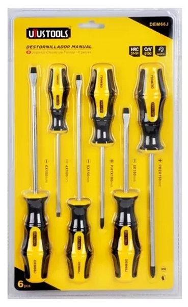 Destornillador Manual Cj15 6pcs Uyu