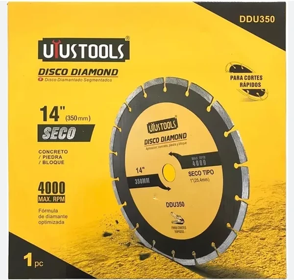 Disco Diamond Uyustools 350 Segmentado