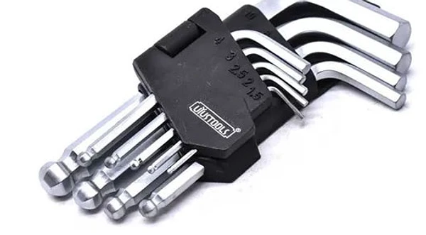 Llave Allen Deluxe Corto 9pcs