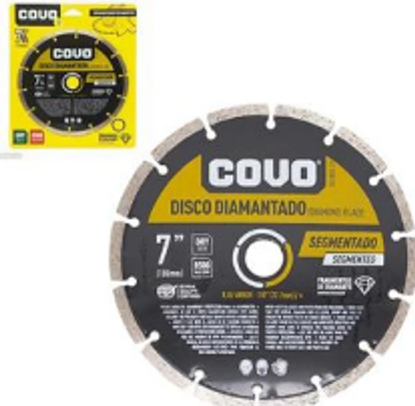 Disco Diamantado Segmentado 7 1/4" Pza