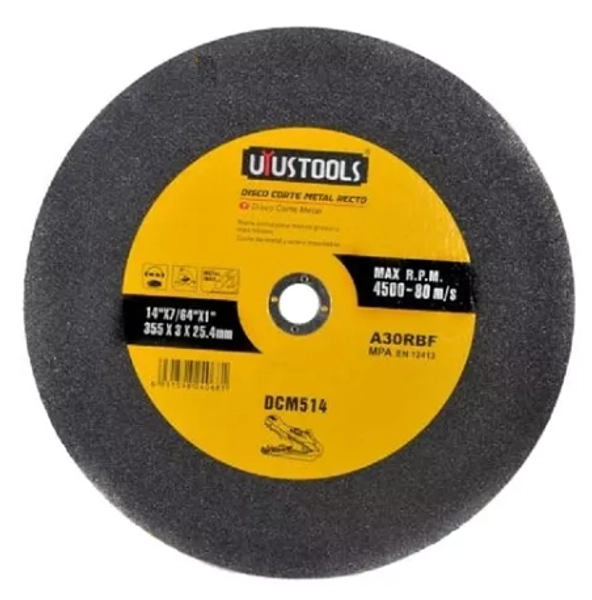 Disco Corte Metal Recto 14"X3.0x25.4mm