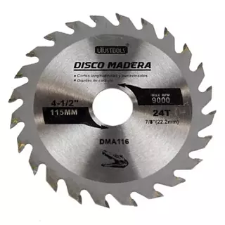 Disco Madera 115 X 24d 200un/Caja