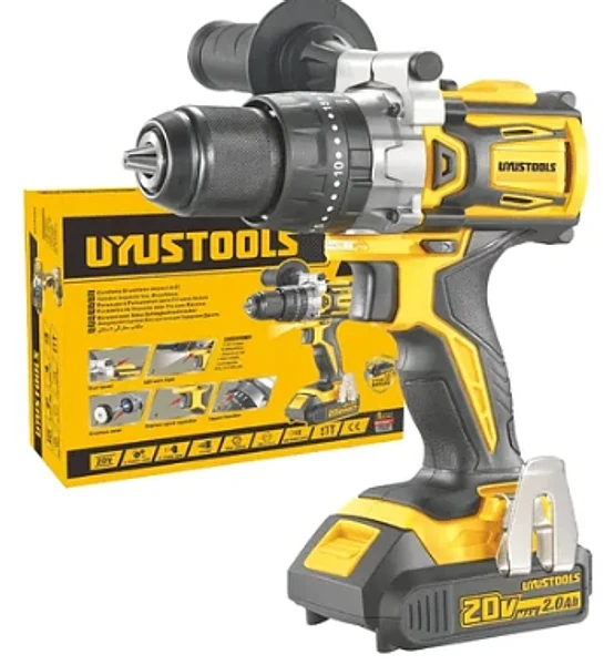 Taladro Impacto Ina Brushless 13mm 60 Nw 20 Volt/2.0 Ahx2 Uy