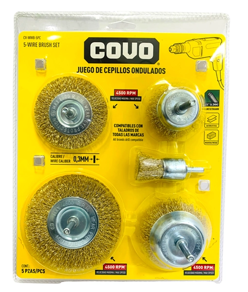 Juego De Cardas De Alambre 5 Pzas.
