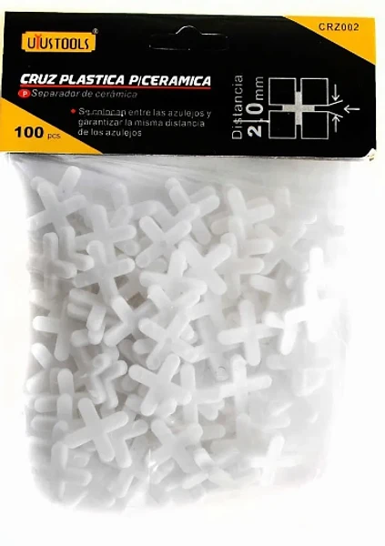 Cruz Plastica P/Ceramica 2mm 200pcs/Set Uyu