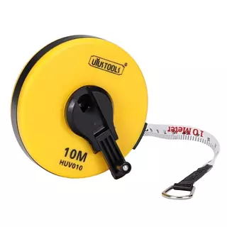 Cinta Metrica Amarilla 10m-Fibra Vidrio Uyus