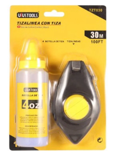 Tizalinea Con Tiza 30m Amar./Negro Grande