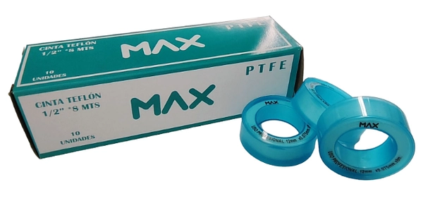 Cinta Teflon 1/2x8mts Max