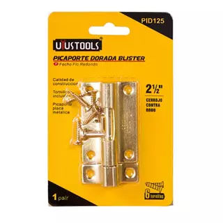 Picaporte Dorada 2.5 Blister