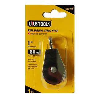 Roldana Zinc Fija 1" Uyu