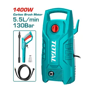 Hidrolavadora Total 1400w 130 Bar | Limpieza Extrema