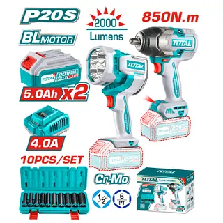 Pistola Impacto Inalámbrica + Lámpara Inalámbrica