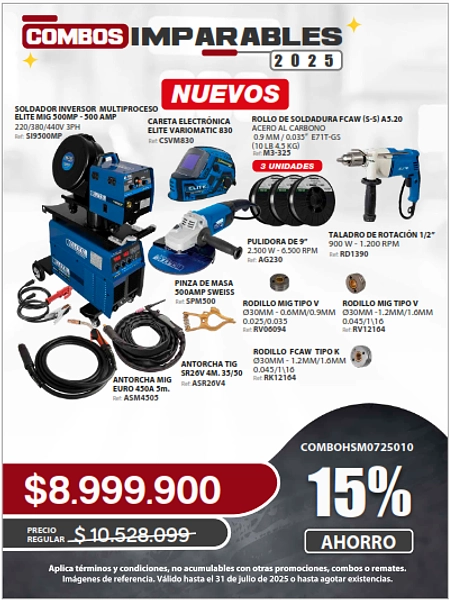 Soldador Inversor + Careta + Pulidora + Taladro