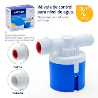 Valvula De Control Para Nivel Del Agua 3/4