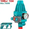 Control Automático Para Bomba 750w Con Manómetro Total Rocla
