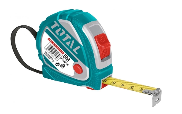 Cinta Metrica (5m X 19mm) Encauchetado (Total)